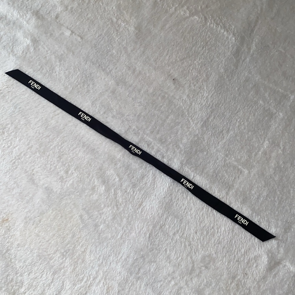 Fendi Paper Shopping Bag With Ribbon String - image 2